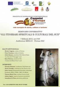 Gli itinerari culturali e Spirituali del Sud